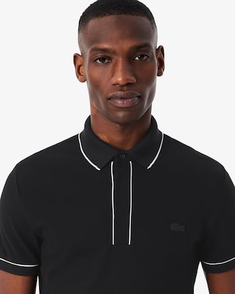 Polo regular fit in piqu&eacute; elasticizzato Paris