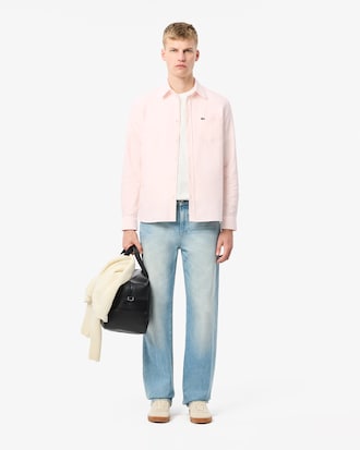 Camicia Oxford a righe regular fit