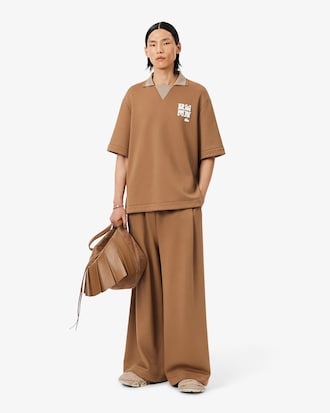 Joggers in raso plissettato Runway