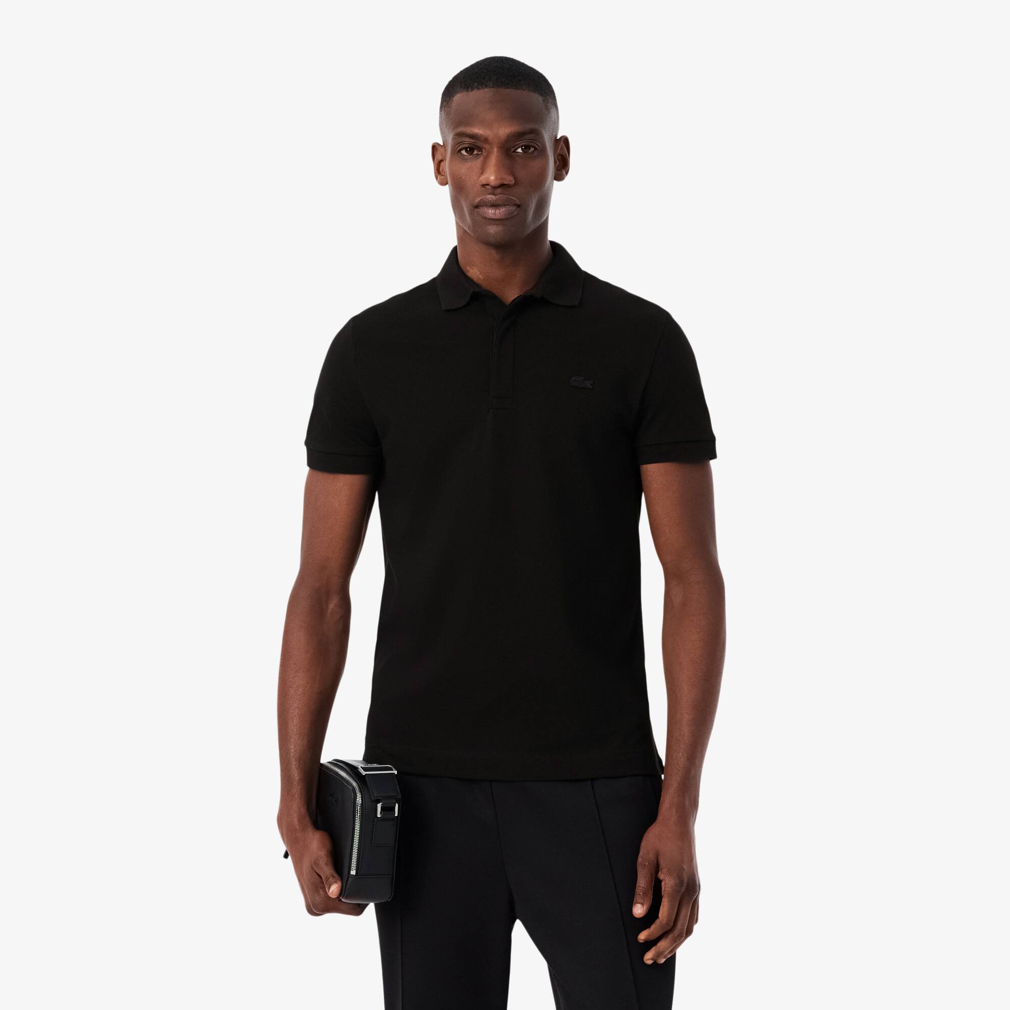 lacoste paris polo black