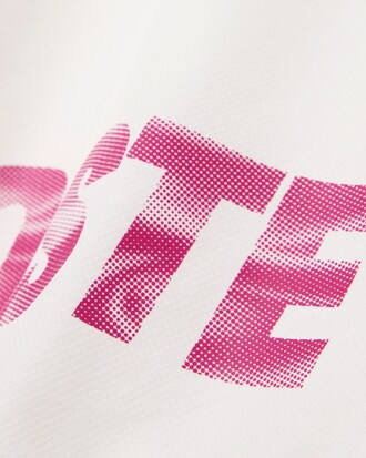 Tuta sportiva colorblock con stampa