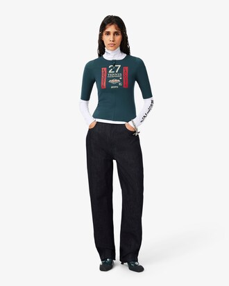 Jeans in denim indaco oversize Runway