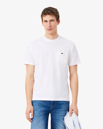 T-shirt in cotone con taschino