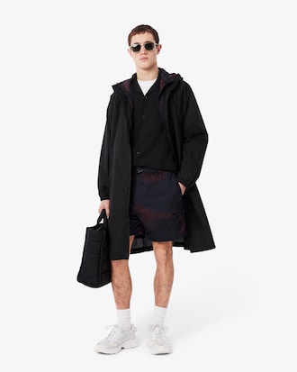 Giacca lunga ripiegabile impermeabile