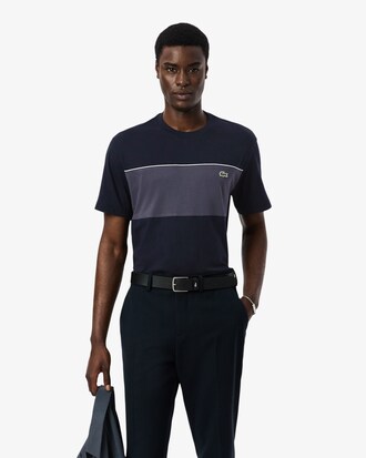 T-shirt in cotone color block