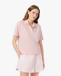 Polo fluida relaxed fit in piqué