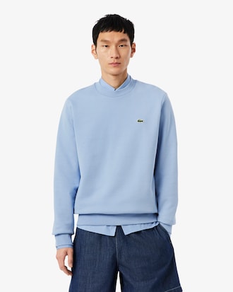 Felpa in tessuto felpato classic fit