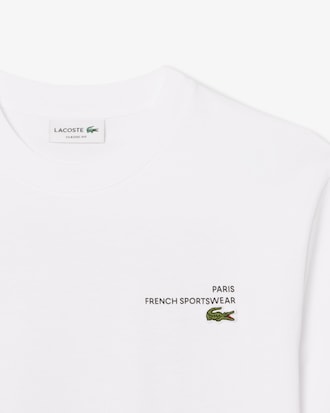 T-shirt in jersey con motivo stampato