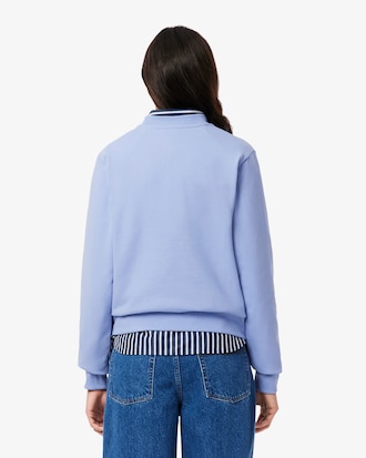 Felpa in pile girocollo relaxed fit