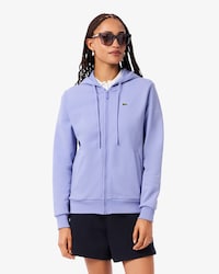 Felpa con cappuccio in pile con zip