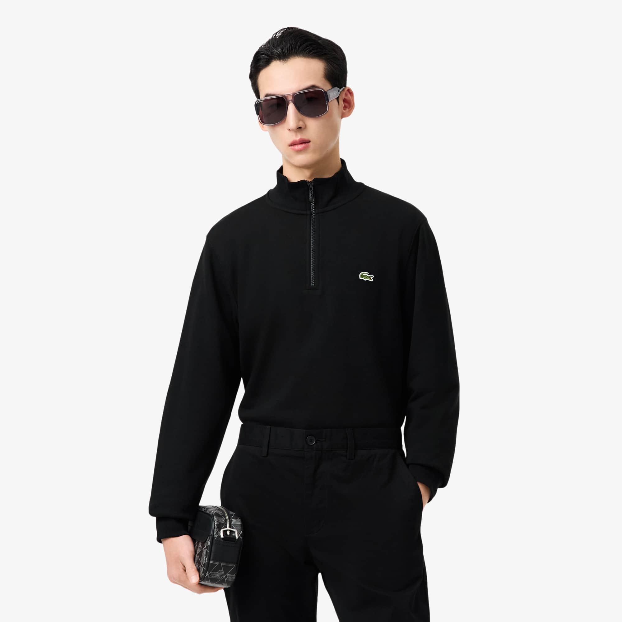 Felpa Uomo Cipo & Baxx Con Collo A Scialle E Coulisse - Maniche Lunghe Modello CL460
