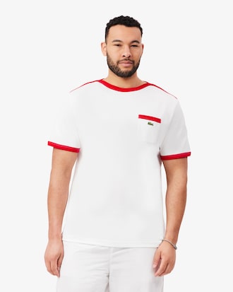 T-shirt in cotone con taschino Archive Re-edition