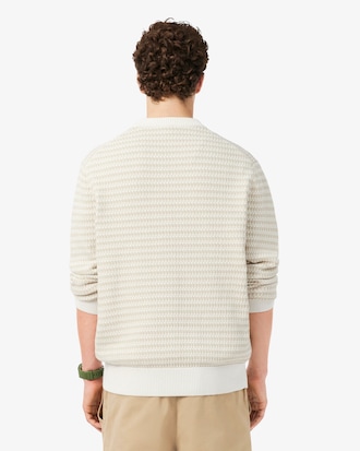 Maglione jacquard in cotone
