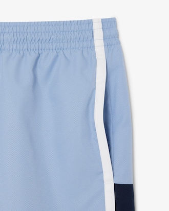 Shorts da tennis leggeri con righe colorblock