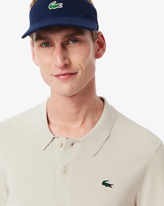 Maglione da golf con colletto a polo a maniche corte