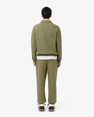 Pantaloni della tuta in piqué regular fit