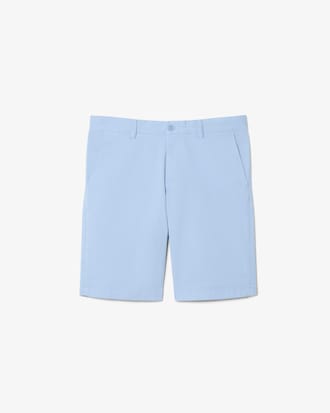 Shorts chino in twill elasticizzato