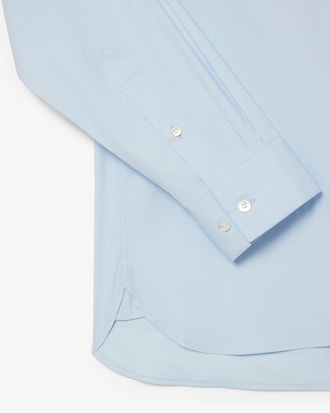 Camicia in popeline stretch slim fit