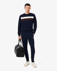 Pantaloni della tuta felpati con gamba affusolata