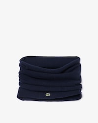 Sciarpa ad anello in cashmere a costine