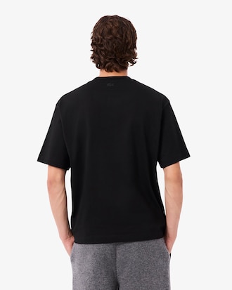 T-shirt loose fit in jersey stampato