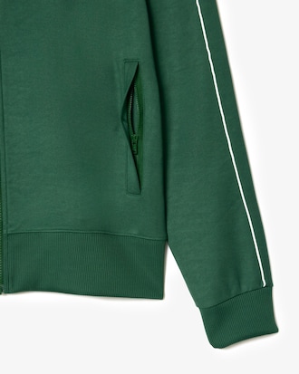 Giacca della tuta con zip in piqué Paris