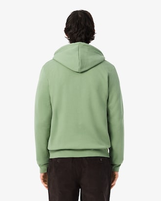 Felpa con cappuccio in pile con zip