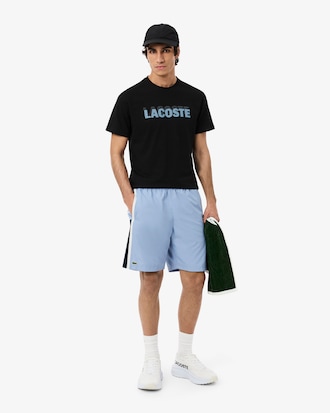 Shorts da tennis leggeri con righe colorblock