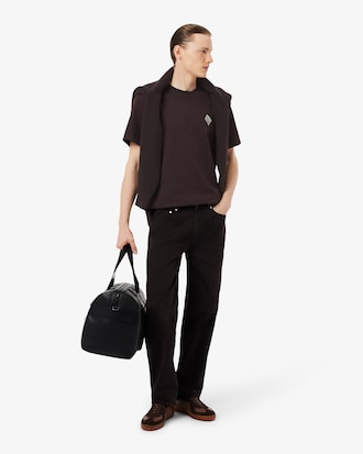 T-shirt classic fit con stemma