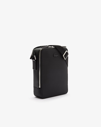 Borsa a spalla in pelle effetto piqué Chantaco