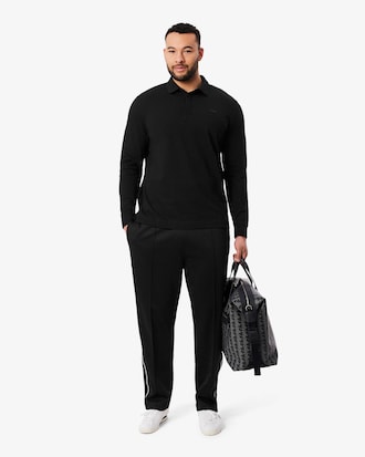 Pantaloni della tuta in piqu&eacute; con bordo
