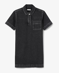 Abito in denim di cotone oversize