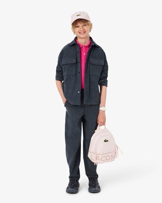 Overshirt in velluto a coste