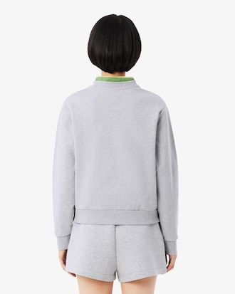 Felpa in pile girocollo relaxed fit