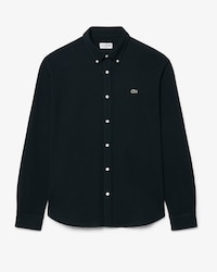 Camicia regular fit in piqu&eacute;
