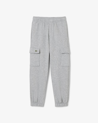 Pantaloni della tuta cargo in tessuto felpato