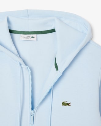 Felpa con cappuccio in pile con zip