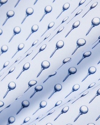 Polo da golf stampata regular fit