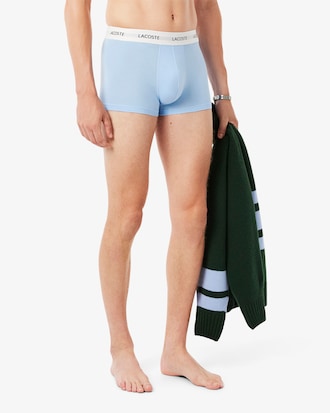 Set di 3 boxer in cotone elasticizzato