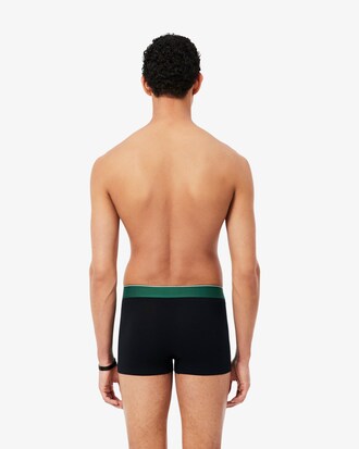 Confezione di 3 boxer aderenti in jersey elasticizzato con coccodrillo