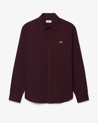Camicia regular fit in flanella