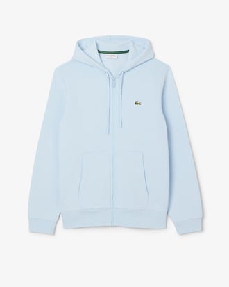 Felpa con cappuccio in pile con zip