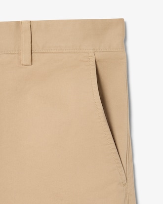 Shorts chino in twill elasticizzato