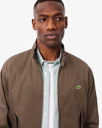 Giacca Harrington in twill impermeabile