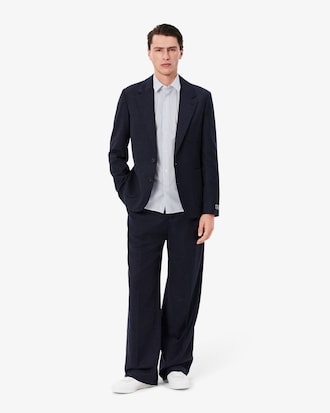 Camicia regular fit in popeline a righe