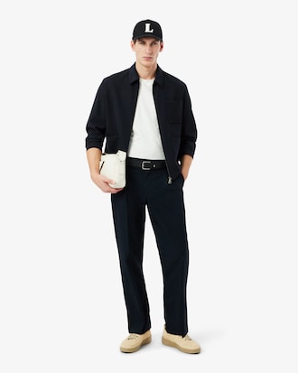 Giacca in twill di misto lana