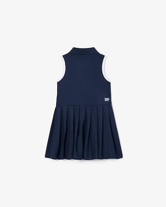 Vestito senza maniche in petit piqu&eacute;
