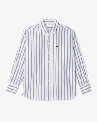 Camicia oversize in popeline
