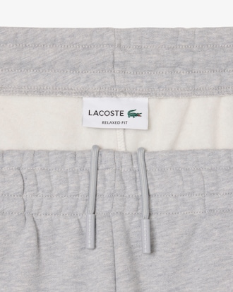 Pantaloni della tuta relaxed fit in tessuto felpato