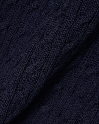 Maglione a maniche corte in maglia a trecce